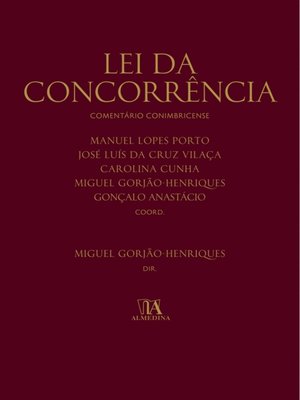 cover image of Lei da Concorrência--Comentário Conimbricense